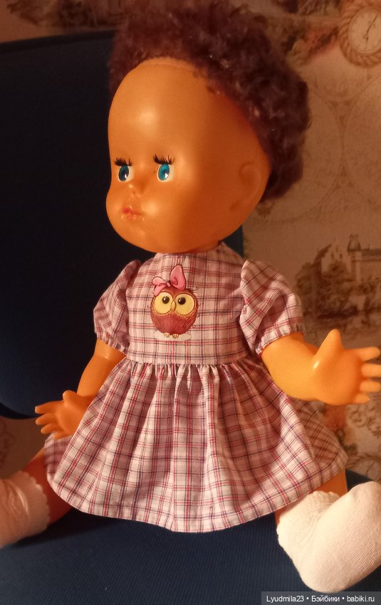 Платье для Наташки — Одежда и обувь для кукол своими руками: фото (фото 5)