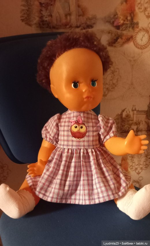 Платье для Наташки — Одежда и обувь для кукол своими руками: фото (фото 7)