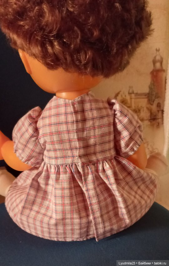 Платье для Наташки — Одежда и обувь для кукол своими руками: фото (фото 6)