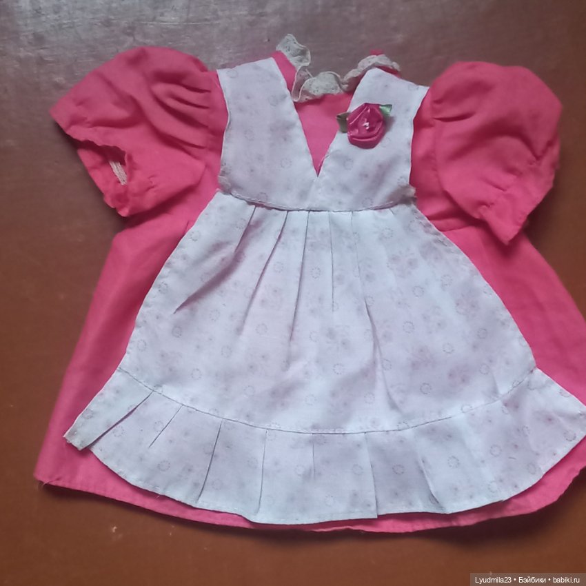 Платье для Наташки — Одежда и обувь для кукол своими руками: фото (фото 2)