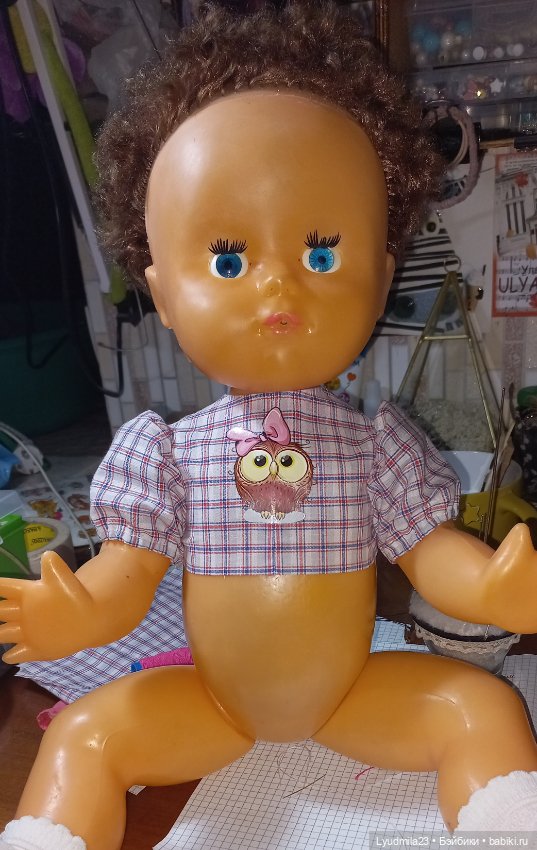 Платье для Наташки — Одежда и обувь для кукол своими руками: фото (фото 8)