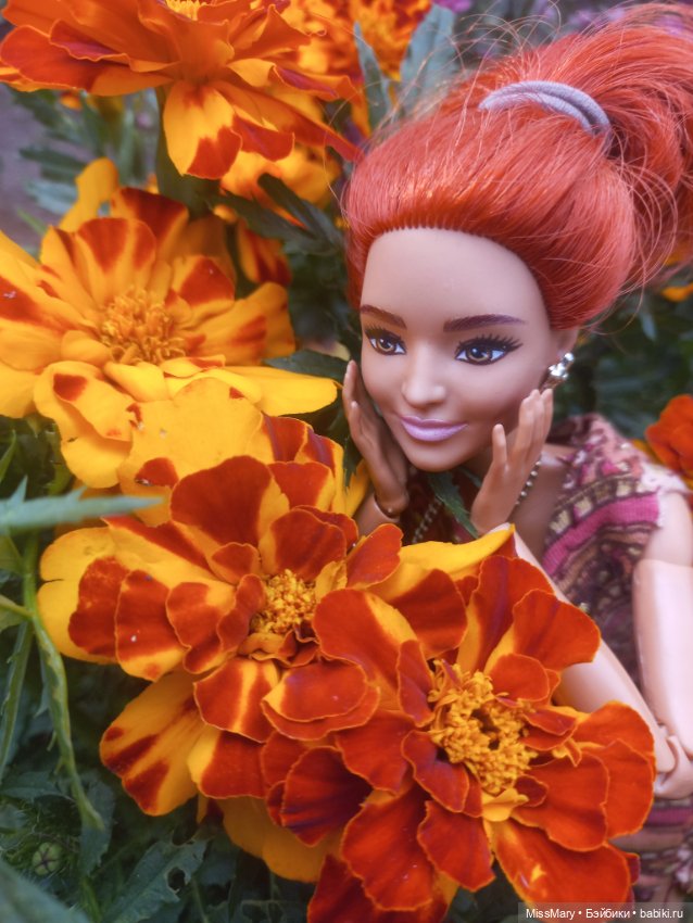 Челлендж-фотомарафон "21 день лета". День 2. Злата и рыжие цветы (фото 2)