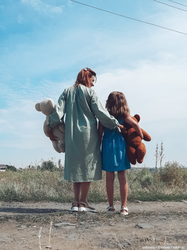 Оранжевый авторский мишка малышка (фото 4)