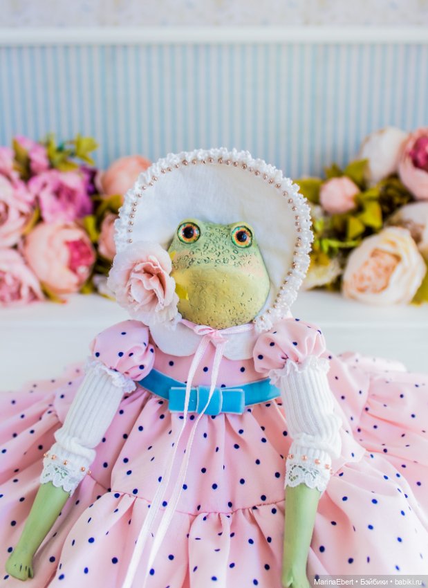 🐸 Лягушка Дороти 🐸 — Лепка авторских игрушек и папье (фото 2)