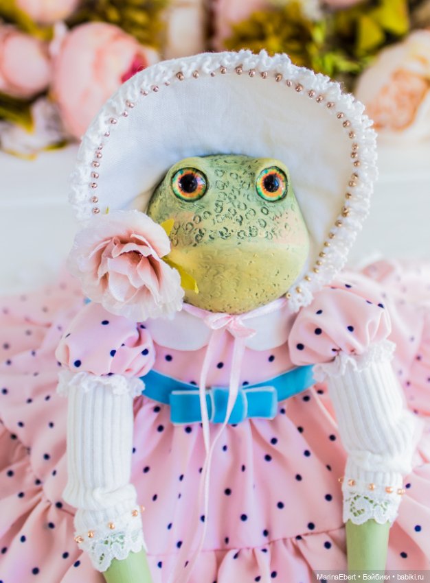 🐸 Лягушка Дороти 🐸 — Лепка авторских игрушек и папье (фото 3)