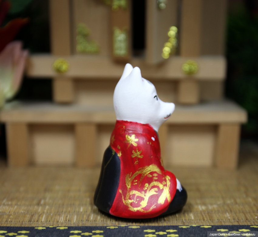 «Кицунэ с карпами» на мастер-классе выставки "Япония. Куклы, сказки и легенды" (фото 3)