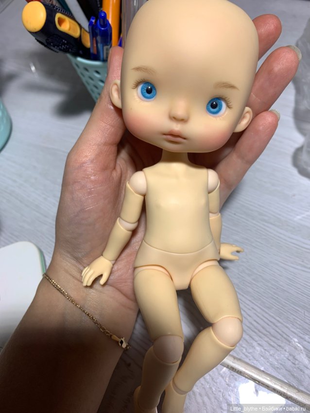 Малышка монст🩵 — ООАК и репейнт кукол (Custom): Barbie (фото 3)