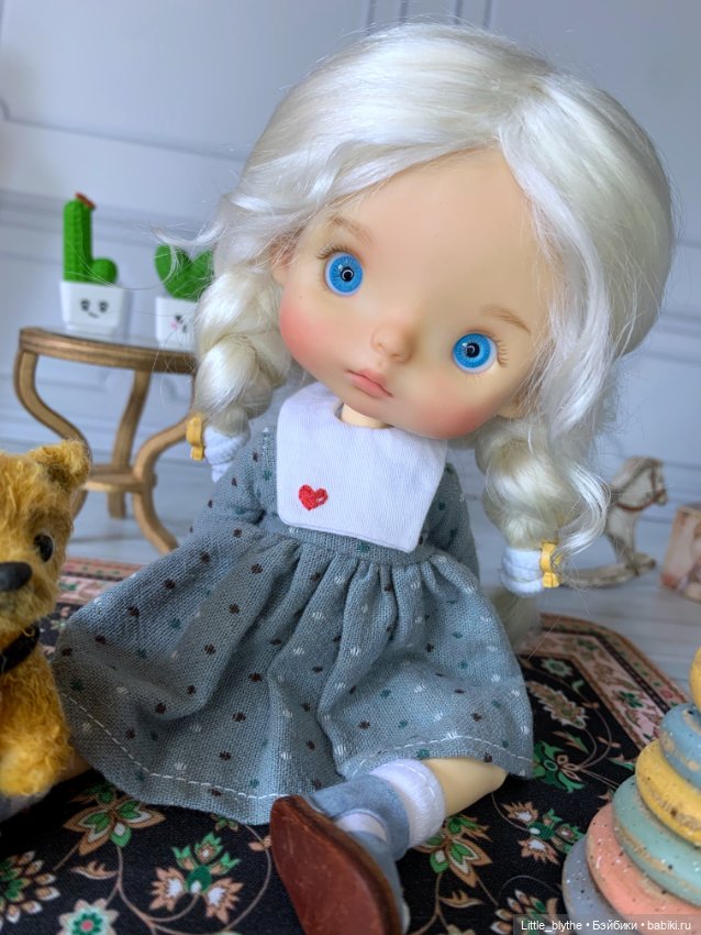 Малышка монст🩵 — ООАК и репейнт кукол (Custom): Barbie (фото 10)