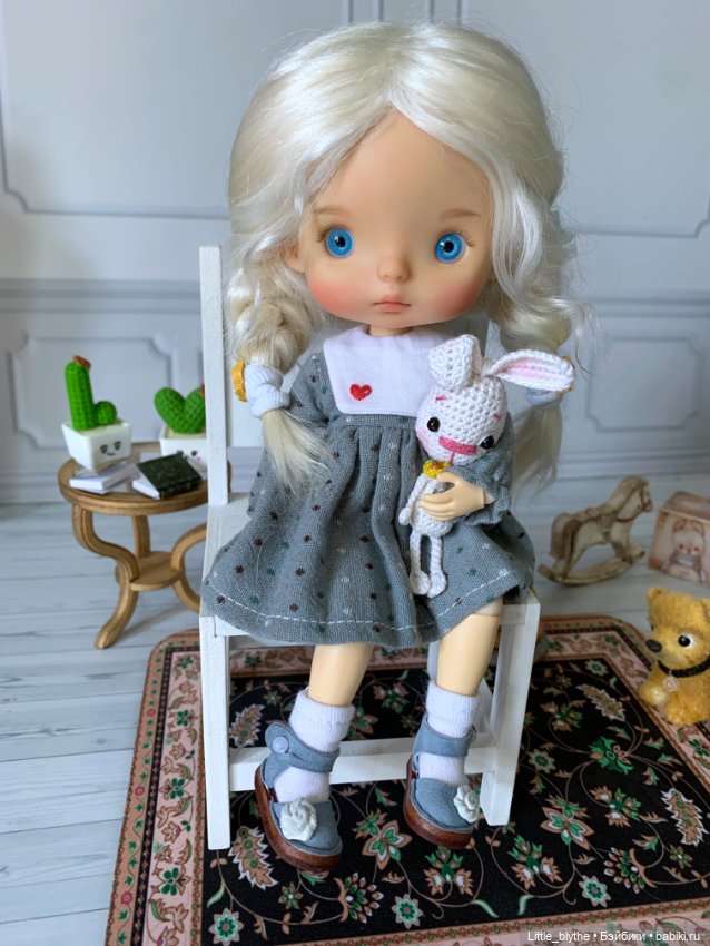 Малышка монст🩵 — ООАК и репейнт кукол (Custom): Barbie (фото 6)