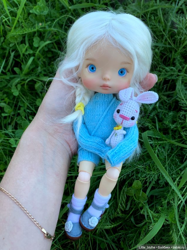 Малышка монст🩵 — ООАК и репейнт кукол (Custom): Barbie (фото 4)