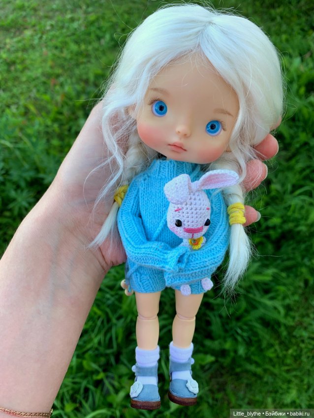 Малышка монст🩵 — ООАК и репейнт кукол (Custom): Barbie (фото 5)