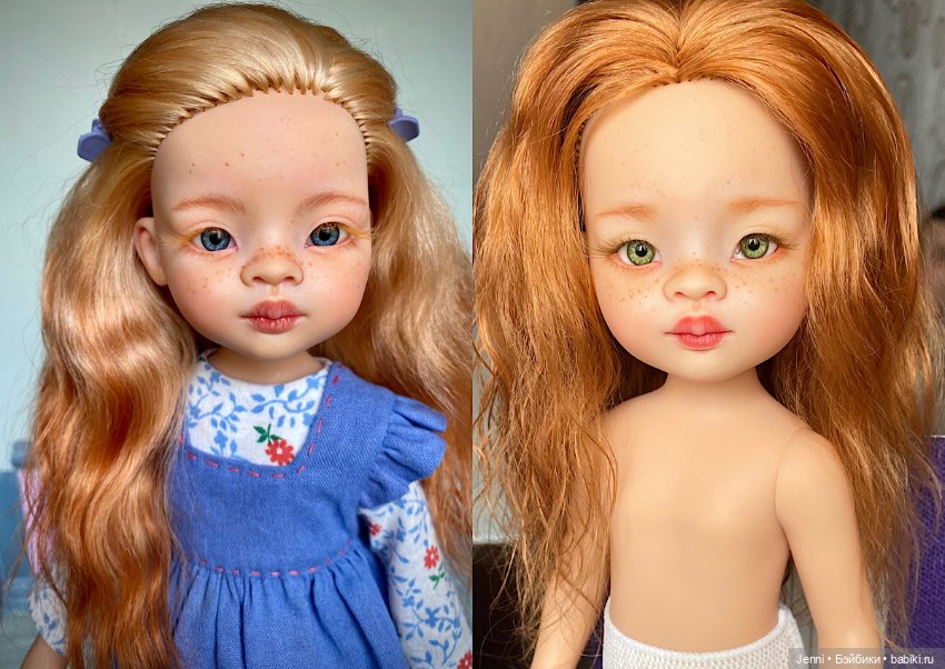 Работа над куклой Паола Рейна ООАК