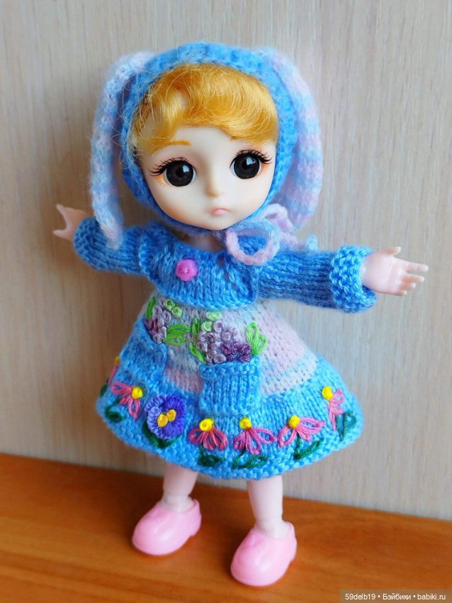 Комплект "ЗАЙКА" с вышивкой для баболиков 15-16 см