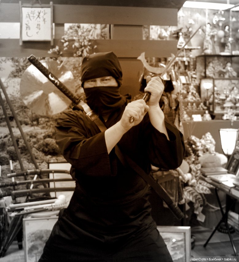 Ниндзя на выставке "Япония. Куклы, сказки и легенды"