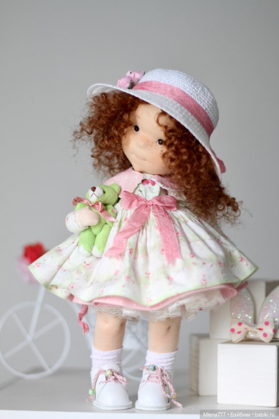 Милана интерьерная кукла — Авторские текстильные куклы: Вальдорфские (фото 2)