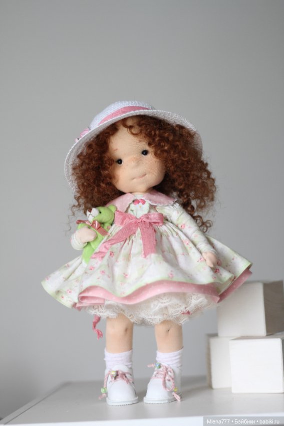 Милана интерьерная кукла — Авторские текстильные куклы: Вальдорфские (фото 3)