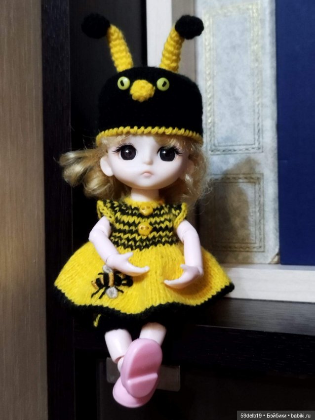 А пчёлочка златая 🐝🐝🐝🐝🐝 — Одежда и обувь для кукол своими руками: фото (фото 5)