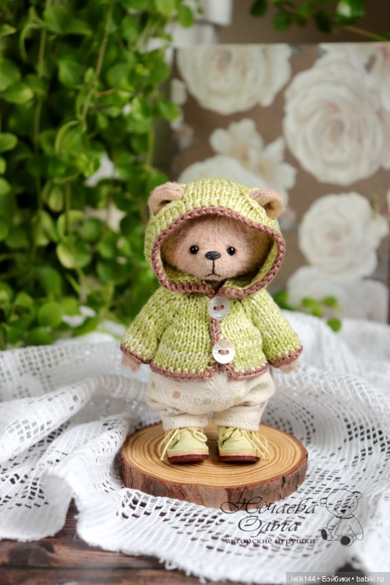 Мини тедди мишка Тико (рост 10 см)