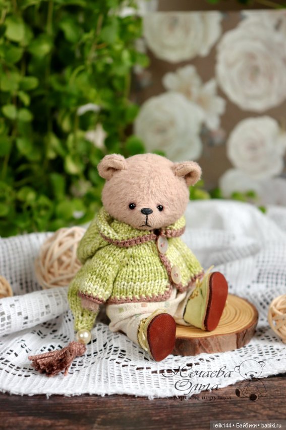 Мини тедди мишка Тико (рост 10 см) (фото 6)