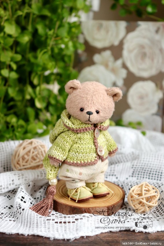 Мини тедди мишка Тико (рост 10 см) (фото 2)