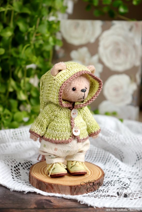 Мини тедди мишка Тико (рост 10 см) (фото 4)