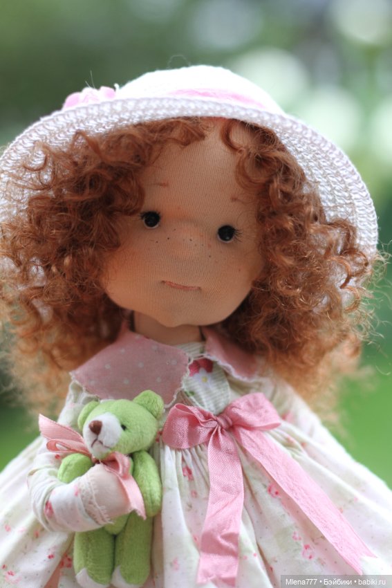 Милана — Авторские текстильные куклы: Вальдорфские (фото 8)