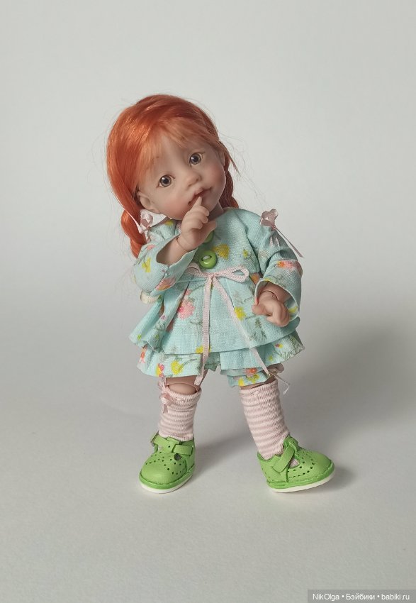 Малышка собирается домой — Авторские шарнирные куклы своими руками: лепка (фото 6)