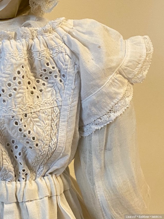 Приданое для антикварной куклы 1860-х. Часть 1 (фото 10)