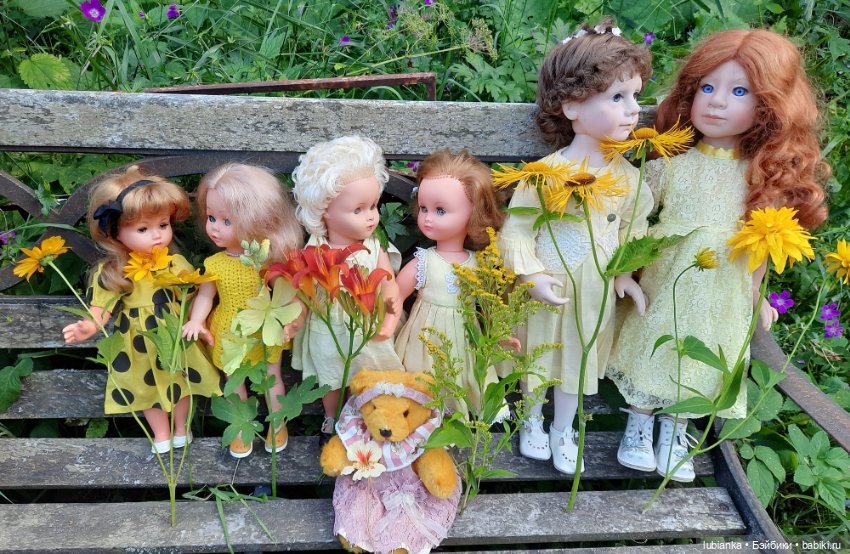 Сегодня жёлтая тема💛 — Винтажные куклы ГДР (Немки): Бигги