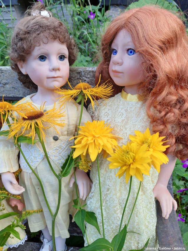 Сегодня жёлтая тема💛 — Винтажные куклы ГДР (Немки): Бигги