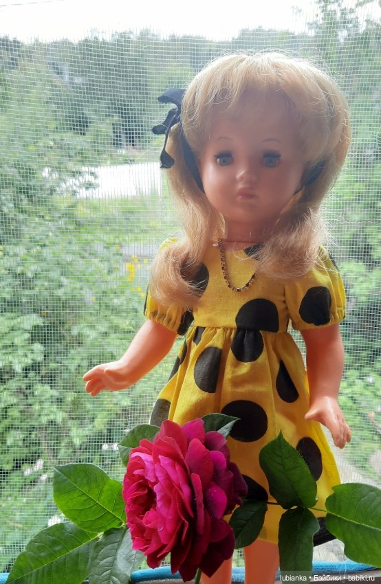 Сегодня жёлтая тема💛 — Винтажные куклы ГДР (Немки): Бигги (фото 10)