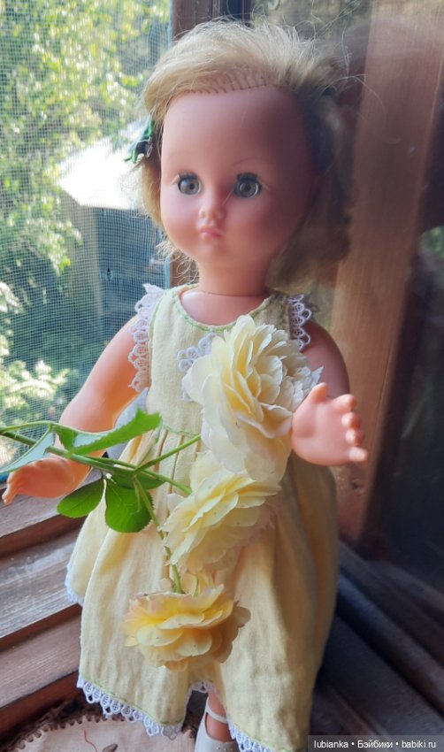 Сегодня жёлтая тема💛 — Винтажные куклы ГДР (Немки): Бигги
