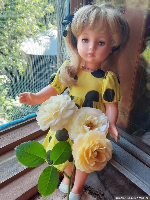 Сегодня жёлтая тема💛 — Винтажные куклы ГДР (Немки): Бигги (фото 9)