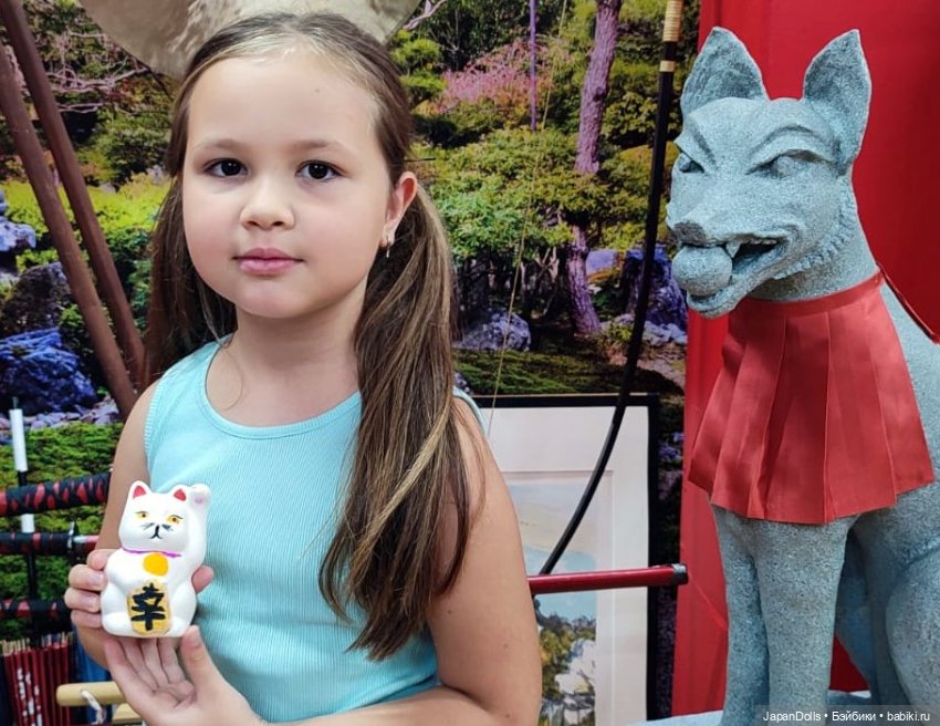 Два котика на мастер-классе выставки "Япония. Куклы, сказки и легенды" (фото 4)