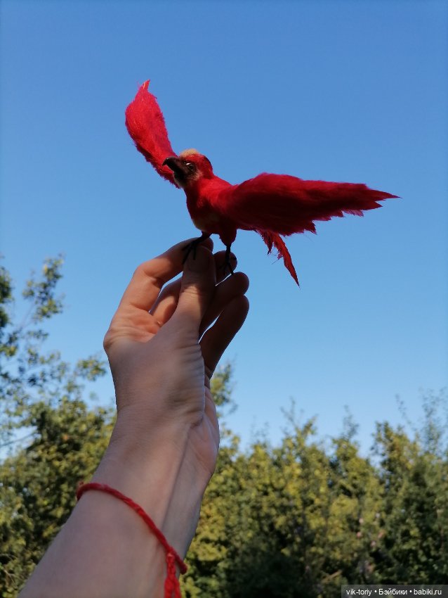 Летящий феникс — Авторские игрушки из разных материалов: синельная проволока (фото 4)