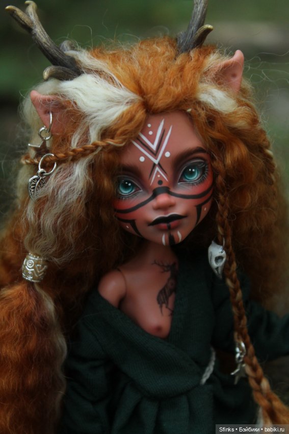 Лесной дух — ООАК Monster High и Ever After High: репейнт