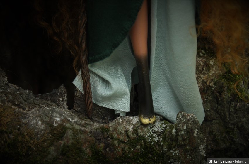 Лесной дух — ООАК Monster High и Ever After High: репейнт (фото 3)