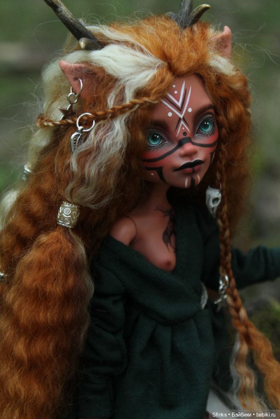 Лесной дух — ООАК Monster High и Ever After High: репейнт (фото 10)
