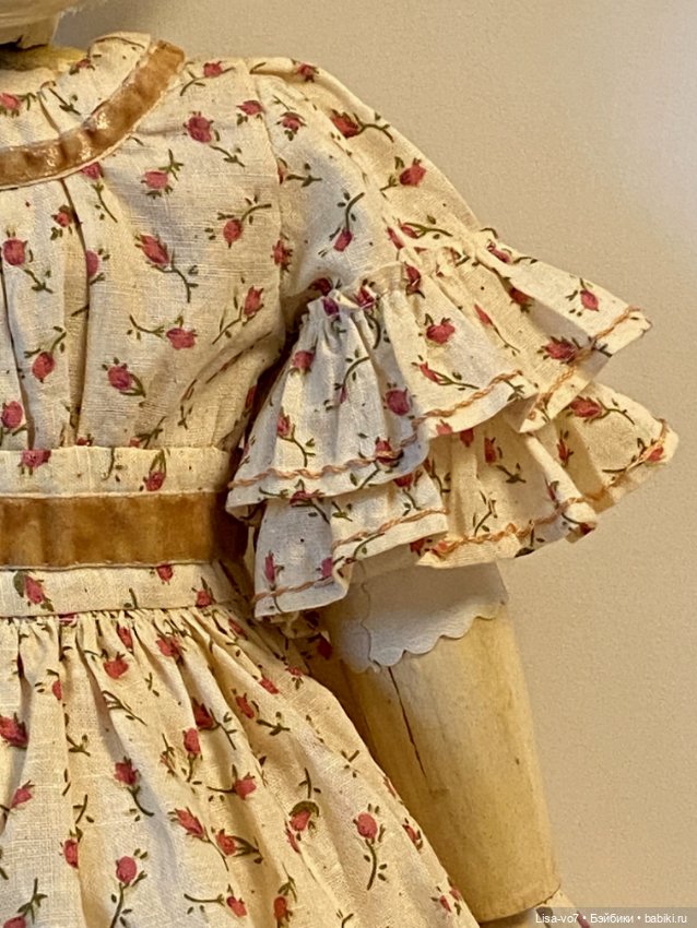 Приданое для антикварной куклы 1860-х. Часть 2 (фото 8)