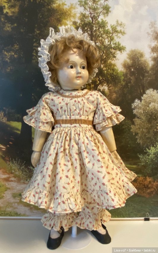 Приданое для антикварной куклы 1860-х. Часть 2