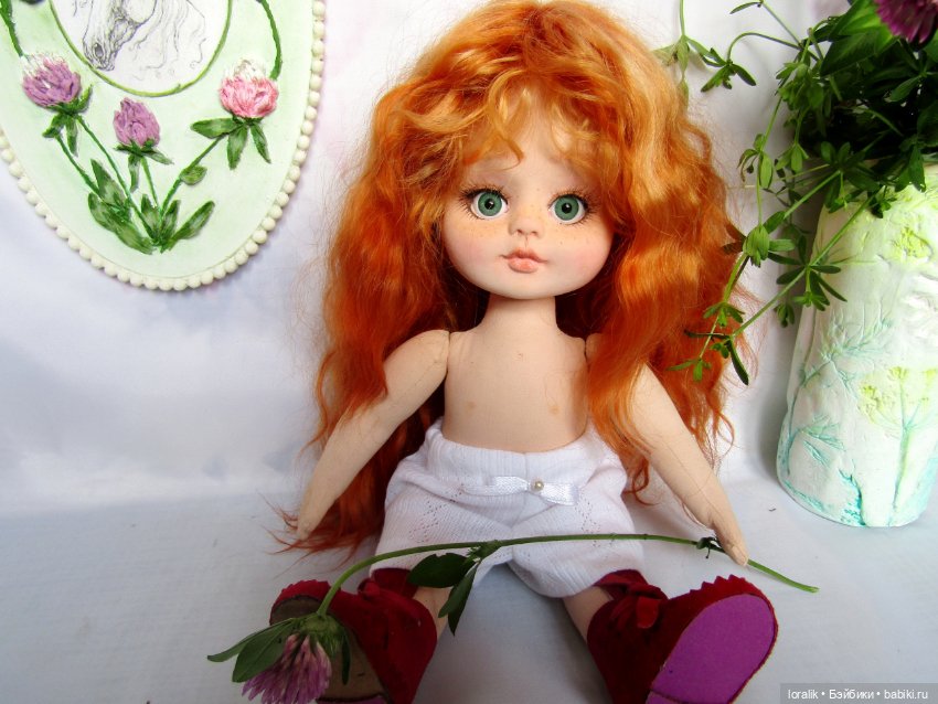 Сестрицы из лоскутка ситца 4. Солнечный денёк - Продолжаю "колдовать" над текстильными куколками (фото 6)