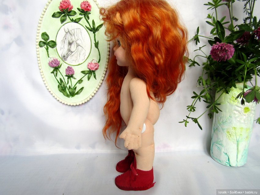 Сестрицы из лоскутка ситца 4. Солнечный денёк - Продолжаю "колдовать" над текстильными куколками (фото 8)