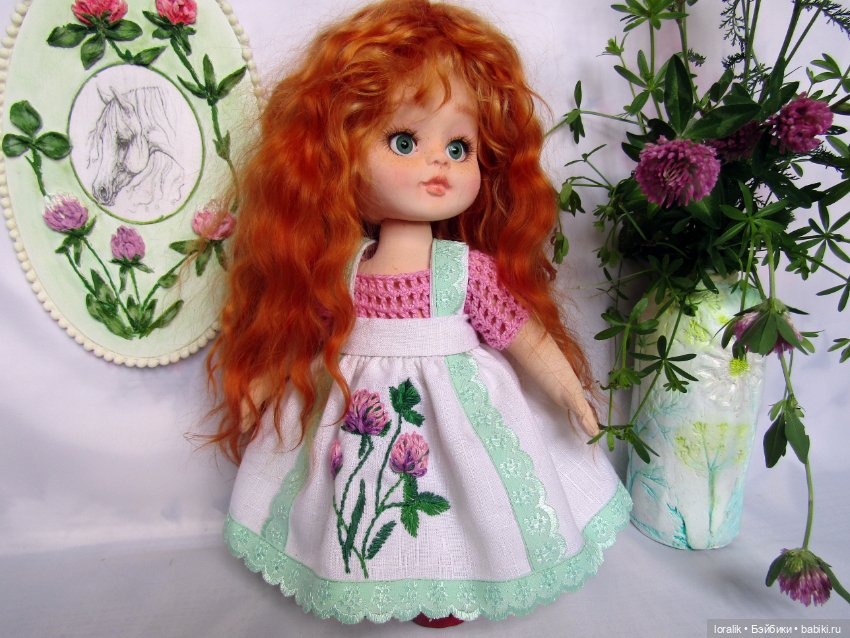 Сестрицы из лоскутка ситца 4. Солнечный денёк - Продолжаю "колдовать" над текстильными куколками (фото 2)