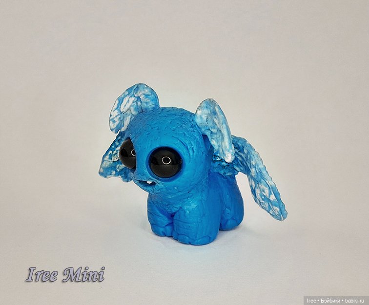 Монстрик Крылатик — Лепка авторских игрушек и папье (фото 3)