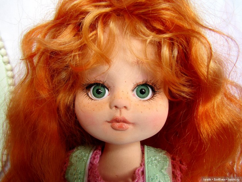 Сестрицы из лоскутка ситца 4. Солнечный денёк - Продолжаю "колдовать" над текстильными куколками