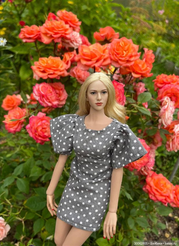 Блондинка в цветах — Куклы Phicen (TBLeague/Фицен): бесшовные тела