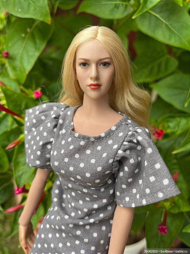 Блондинка в цветах — Куклы Phicen (TBLeague/Фицен): бесшовные тела