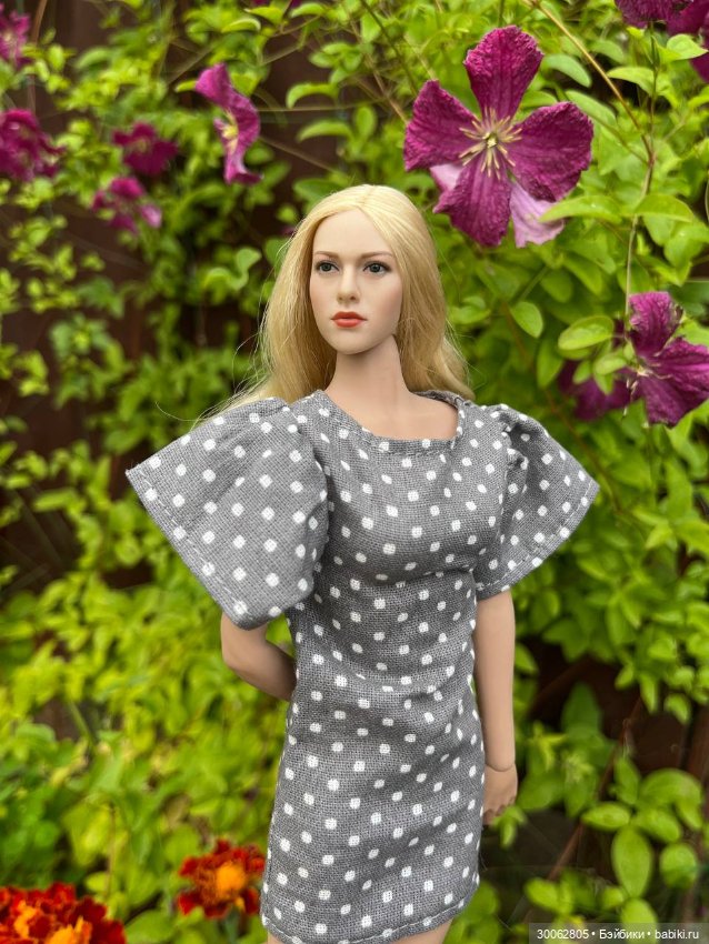 Блондинка в цветах — Куклы Phicen (TBLeague/Фицен): бесшовные тела