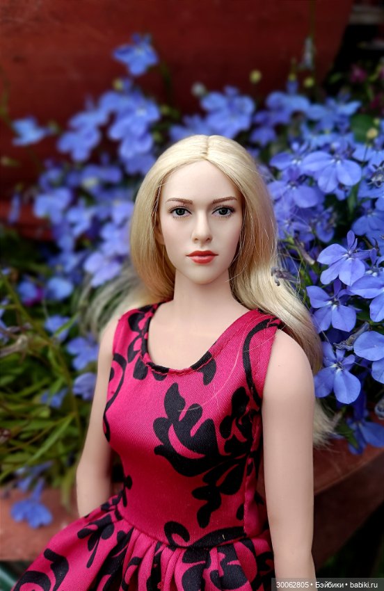 Блондинка в цветах — Куклы Phicen (TBLeague/Фицен): бесшовные тела