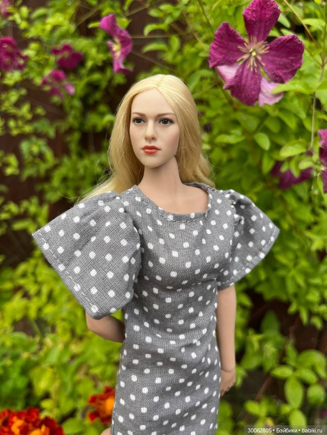 Блондинка в цветах — Куклы Phicen (TBLeague/Фицен): бесшовные тела